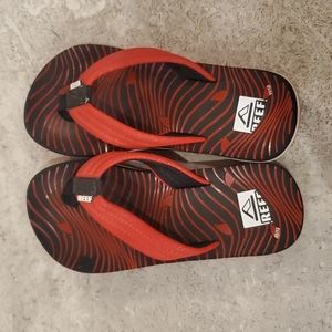 Reef - Red/Black Sandals - Size 11/12